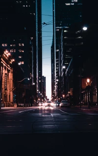 Découvrez Notre Captivant Fond d'Écran Urbain Nocturne