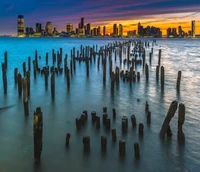 Explore Our 5K New York City Dusk Skyline Wallpaper