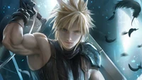 Fondo de pantalla de Cloud Strife de Final Fantasy VII Remake