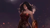 Étonnant Fond d'Écran Wonder Woman Fan Art