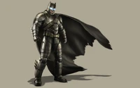 Fond d'Écran Batman 3D : Design Captivant du Batsuit