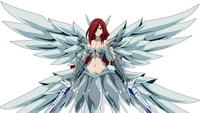 Explore the Stunning Erza Scarlet Wallpaper from Fairy Tail