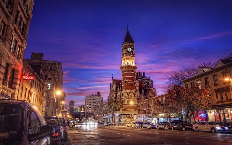 Explore the Iconic Clock Tower at Dusk