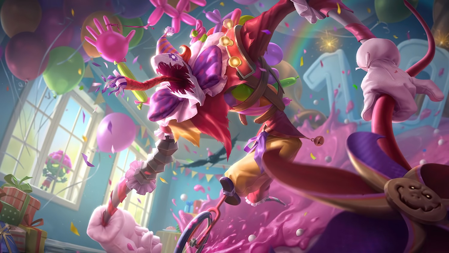 Fiddlesticks' Surprise Party Skin - Splash Art Overview