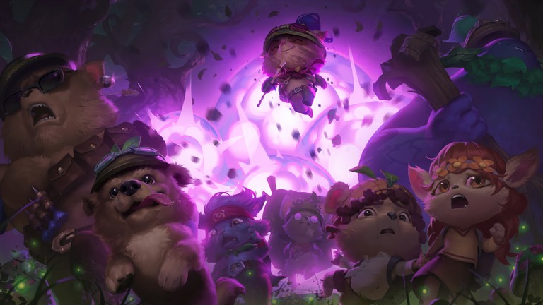 Explore the Teemo Wallpaper from Legends of Runeterra