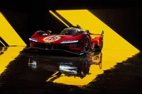 Fondo de Pantalla Ferrari 499P - Captura la Emoción del Hypercar de Le Mans