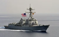 Fond d'Écran de Destroyer de Missiles Guidés de la Marine des États-Unis