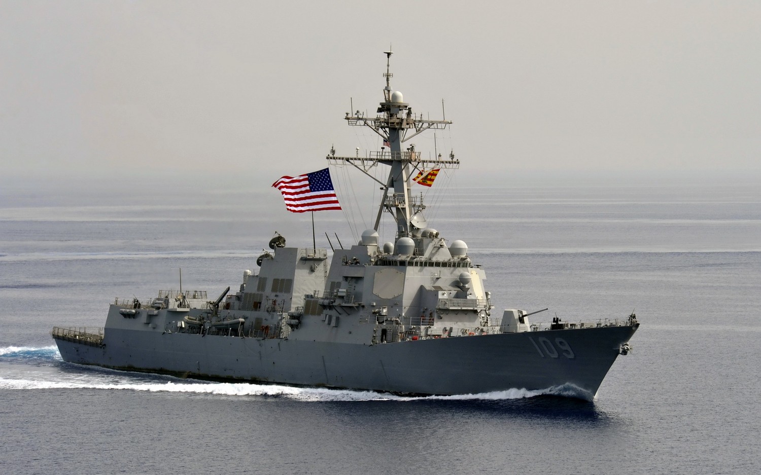 US Navy Guided Missile Destroyer Wallpaper