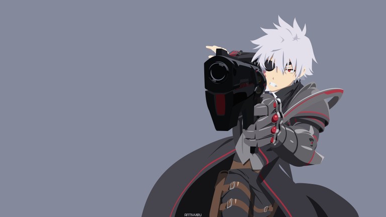 Hajime Nagumo Minimalist Wallpaper from Arifureta