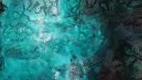 Fond d'Écran Abstrait Turquoise Vibrant