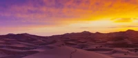 Explore the Majestic Desert Landscape Wallpaper