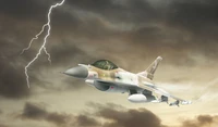 Téléchargez notre impressionnant fond d'écran d'avion de chasse F-16