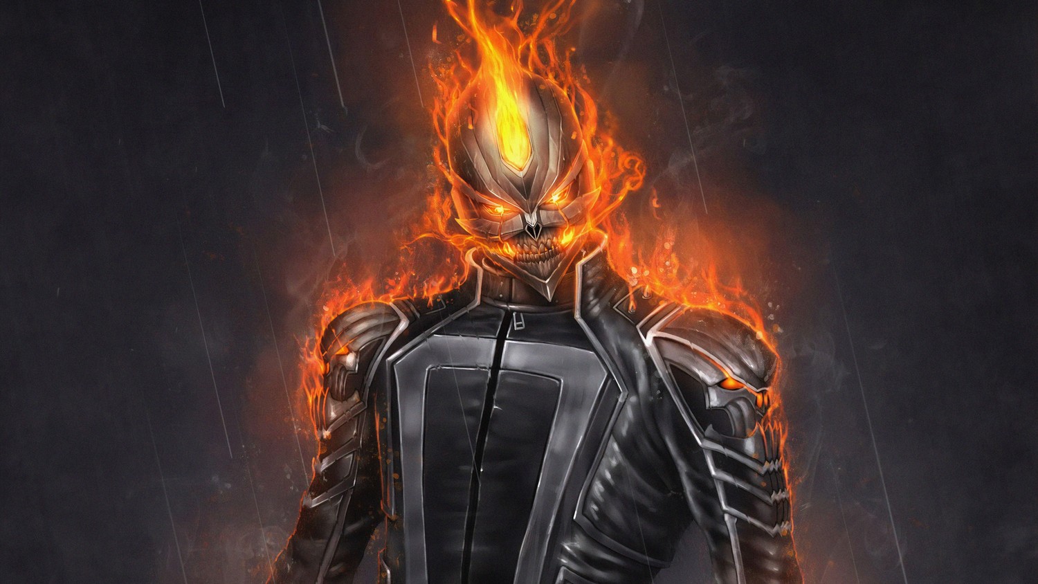 Stunning Ghost Rider Robbie Reyes Wallpaper for Marvel Fans