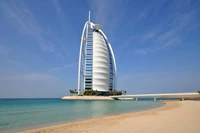 Téléchargez le Superbe Fond d'Écran du Burj Al Arab à Jumeirah Beach