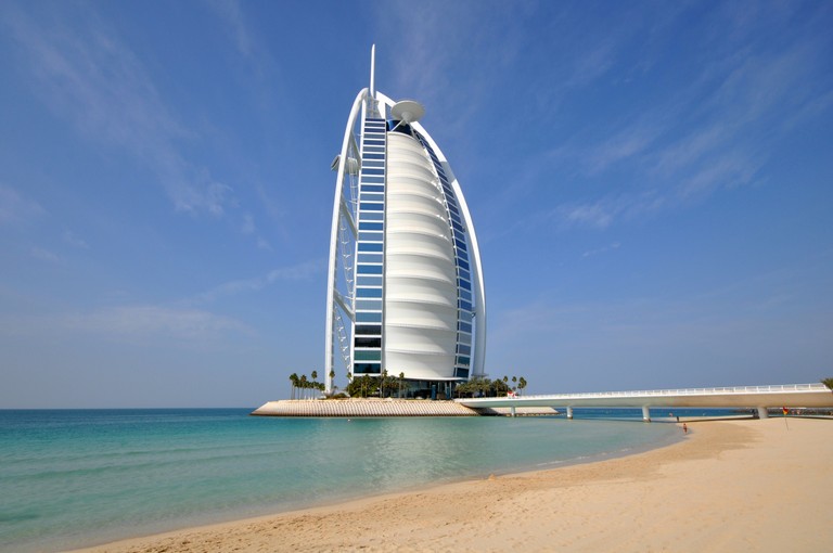 Download Stunning Wallpaper of Burj Al Arab at Jumeirah Beach