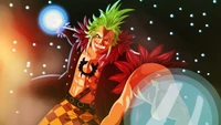 Impresionante Wallpaper de Bartolomeo de One Piece