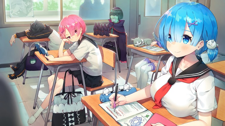 Explore Our Beautiful Rem and Ram Wallpaper