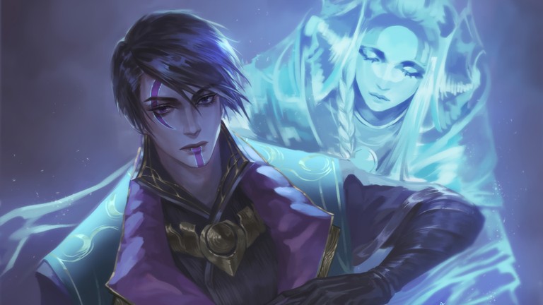 Download Stunning Aphelios Wallpaper from League of Legends