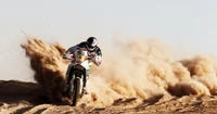 Impresionante Fondo de Pantalla de Motociclismo Dakar