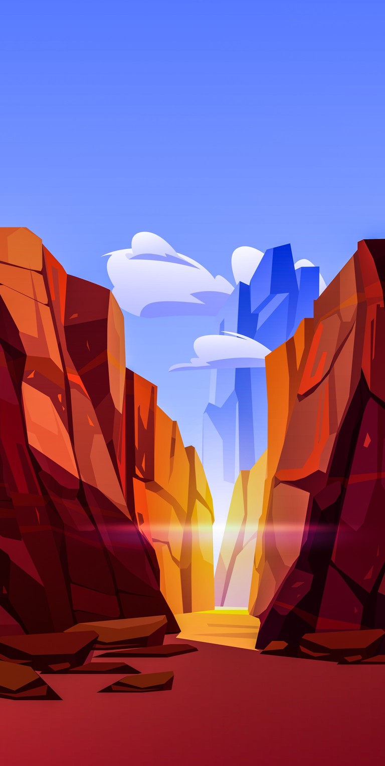 Explore the Beauty of the Grand Canyon in Vector Art