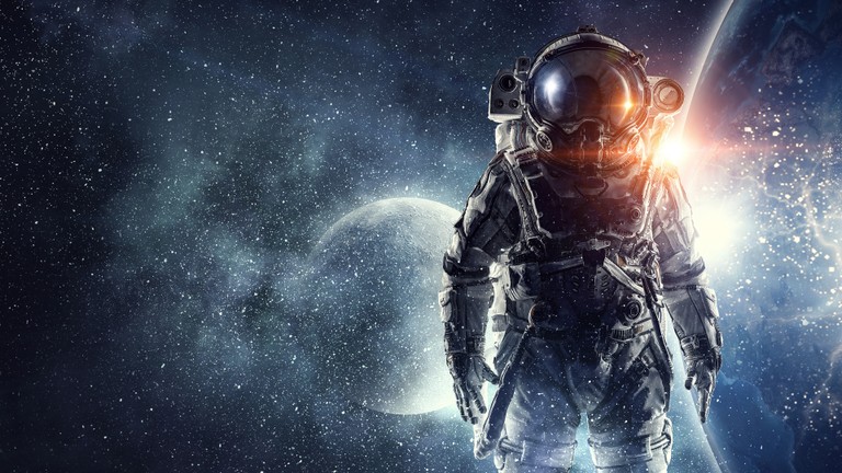 Download Stunning Astronaut Wallpaper