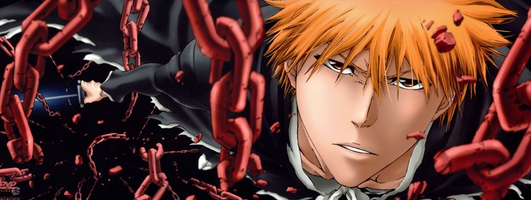 Download Stunning 4K Panoramic Wallpaper of Ichigo Kurosaki from Bleach