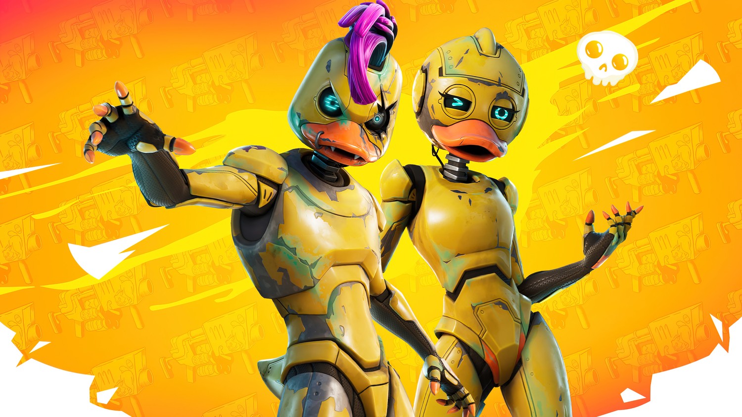 Increíble Wallpaper de Fortnite con Webster y Megg