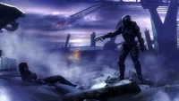 Explora el Épico Fondo de Pantalla de Commander Shepard de Mass Effect