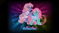 Explore Our Adorable My Little Pony Besties Wallpaper