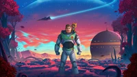 Buzz Lightyear: Épico Fondo de Pantalla 4K de la Película de Pixar 2022