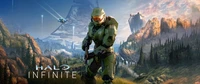 Immergez-vous dans le Fond d'Écran Éblouissant de Halo Infinite en 4K