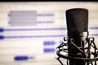 Download Stunning Microphone Wallpaper