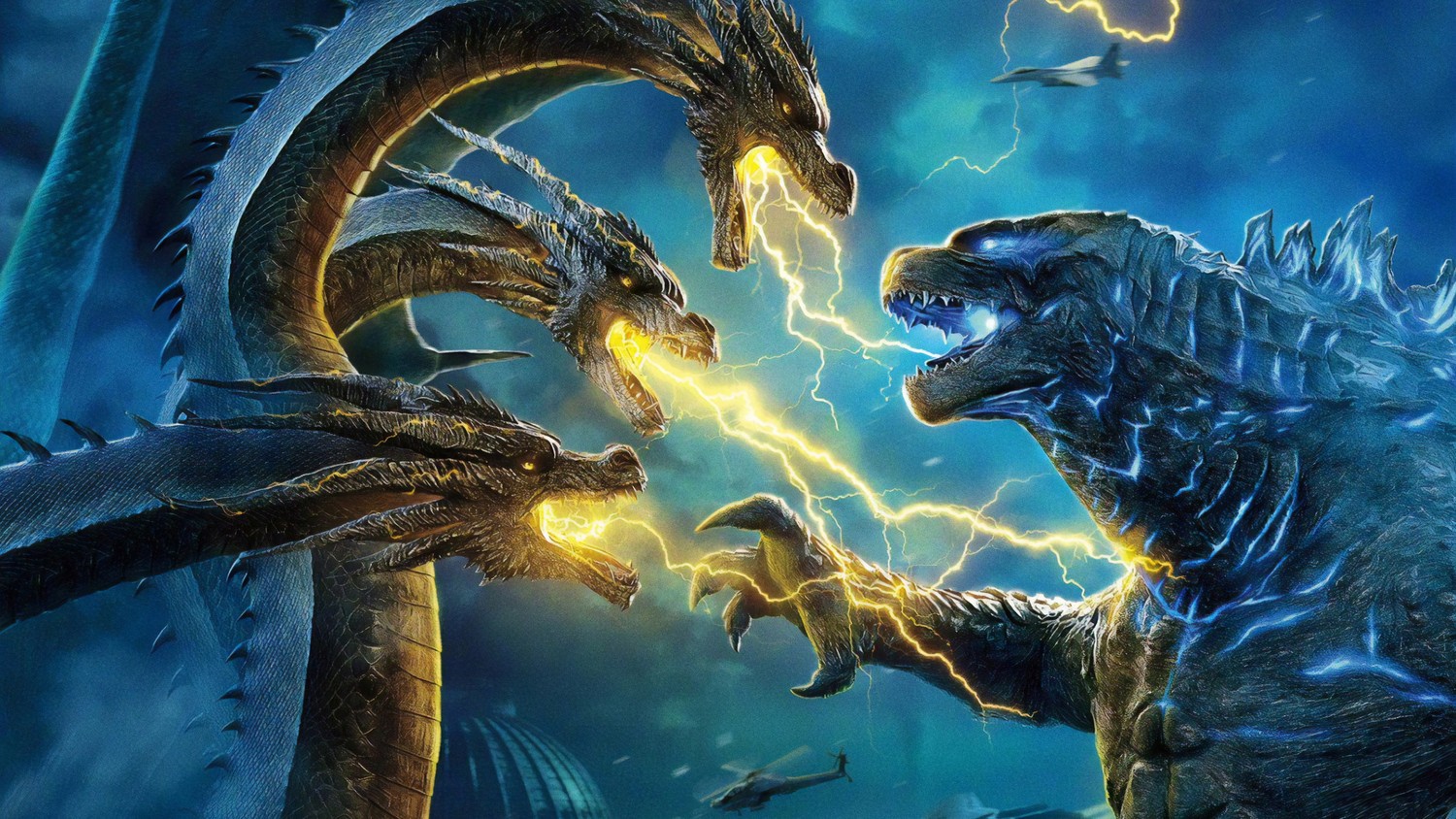 Epic Godzilla vs King Ghidorah Wallpaper