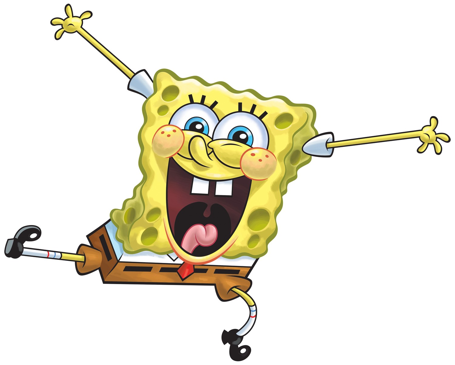 Cheerful SpongeBob SquarePants Wallpaper