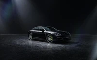 Téléchargez le fond d'écran frappant de la Porsche Panamera 4 E-Hybrid Platinum Edition