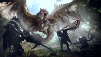 Téléchargez le Fond d'Écran Épique de Monster Hunter