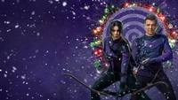 Hawkeye 4K Wallpaper from 'So This Is Christmas' Special