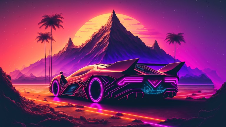 Explore Our Futuristic Sports Car Wallpaper