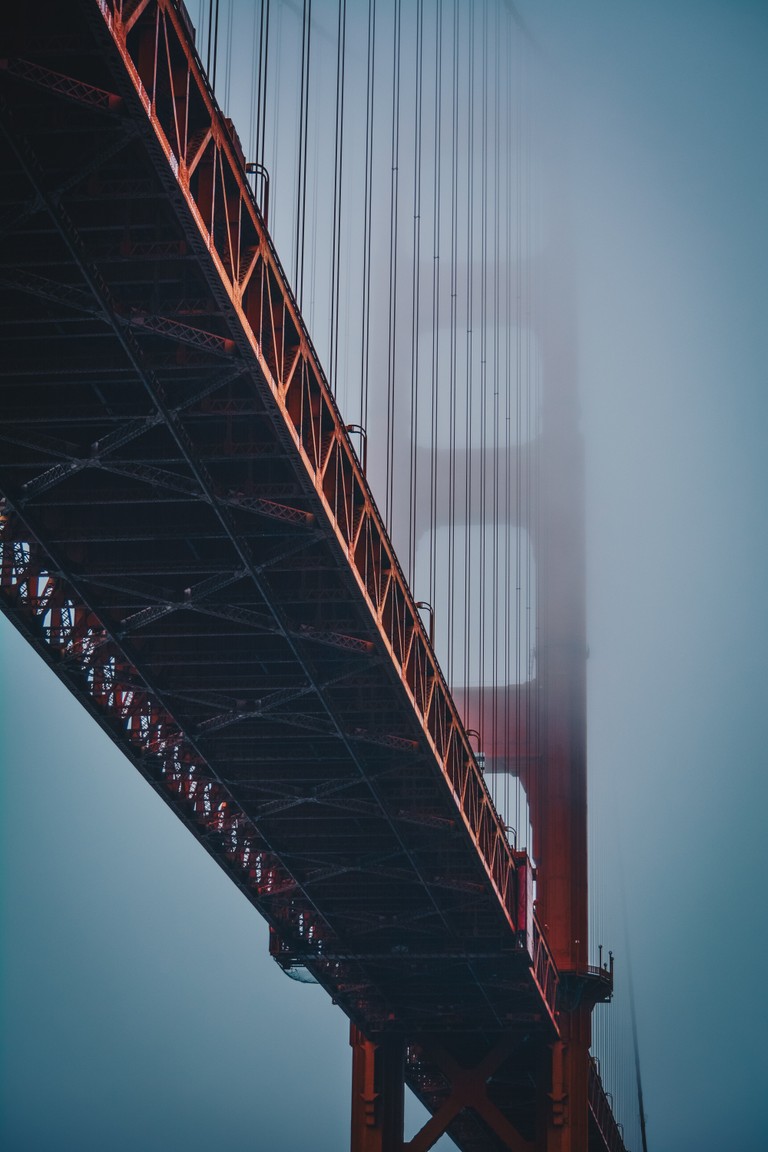 Mesmerizing Golden Gate Bridge Wallpaper at Dusk