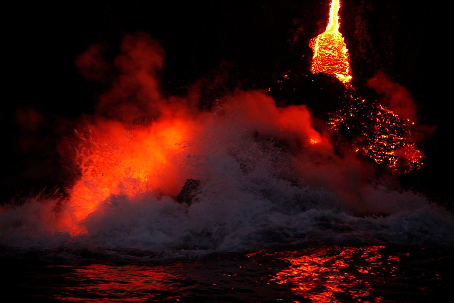 Explore the Fiery Majesty of Eruptions with Our Stunning Wallpaper