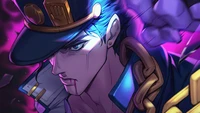 Descarga un Fondos de pantalla impresionante de Jotaro Kujo de JoJo's Bizarre Adventure