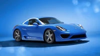 Fond d'Écran Porsche Cayman - Téléchargement en Haute Résolution