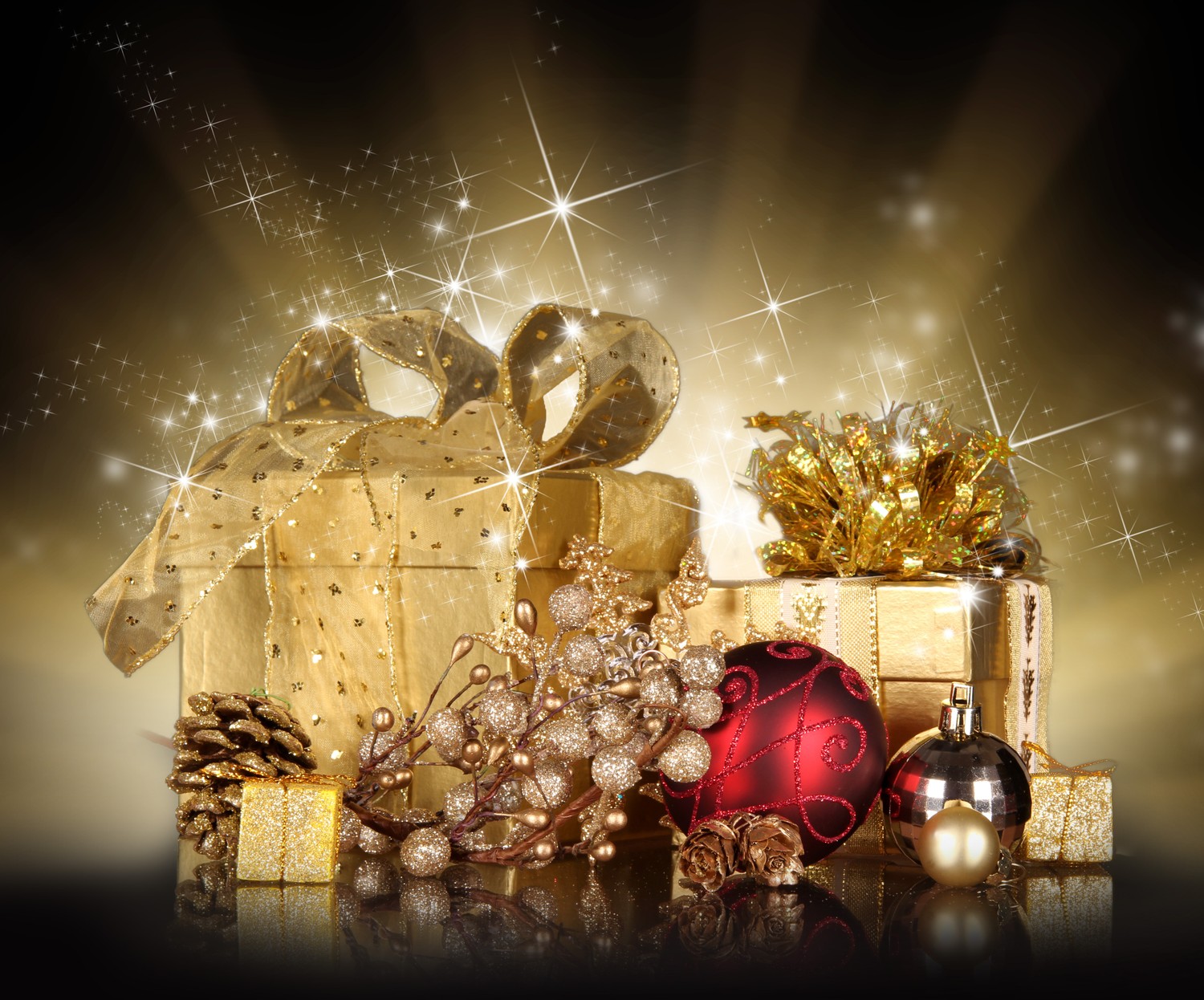 Beautiful Christmas Still Life Wallpaper for Your Festive Spirit