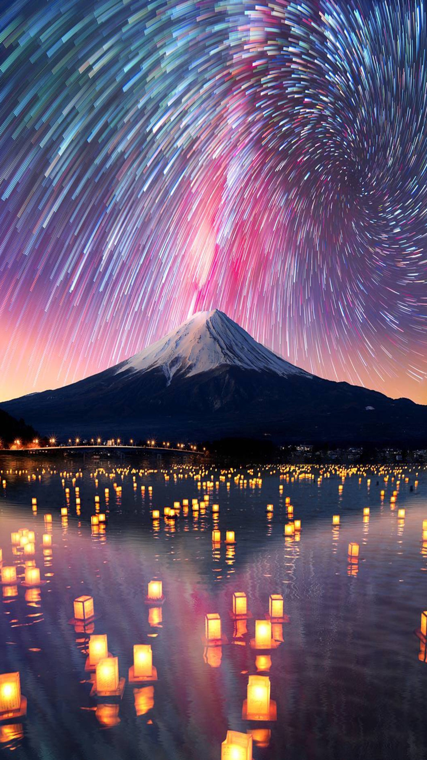 Breathtaking Reflection of Mountains in Water