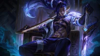 Fond d'Écran de Yasuo Édition Prestige de League of Legends