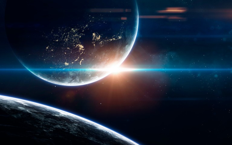 Explore Our Stunning 4K Wallpaper of Earth and Space