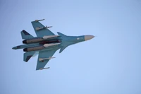 Descarga impresionante fondo de pantalla del caza Sukhoi Su-34