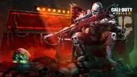 Explorez le Captivant Fond d'Écran Call of Duty Mobile Ruin Guerrier des Os