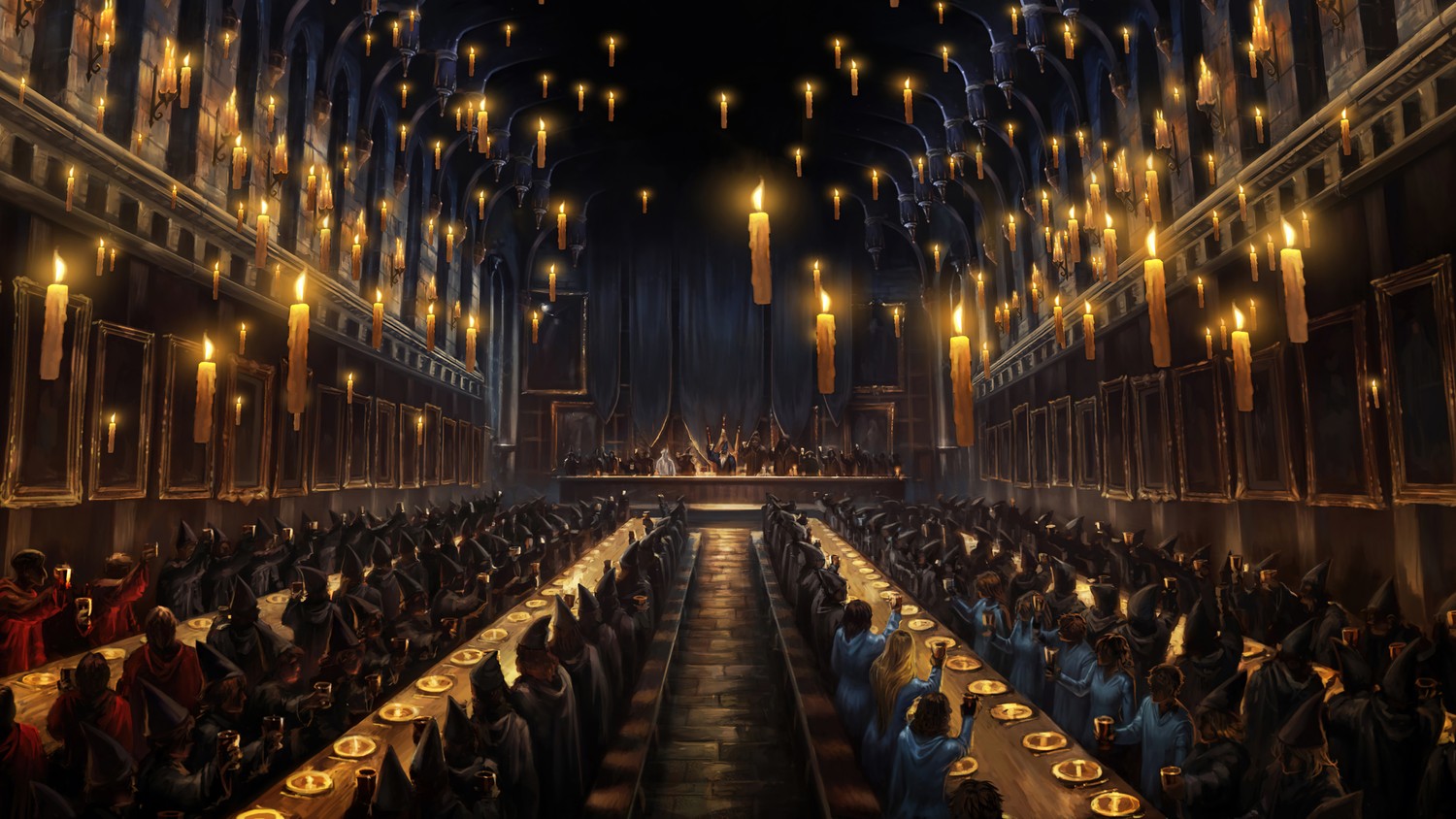 Hogwarts Great Hall - Magical Wallpaper Download