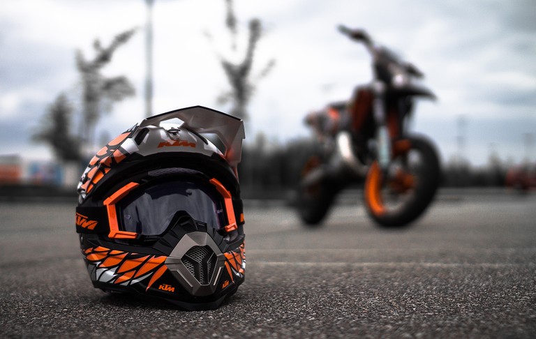 KTM Motorcycle Helmet Wallpaper for Enthusiasts